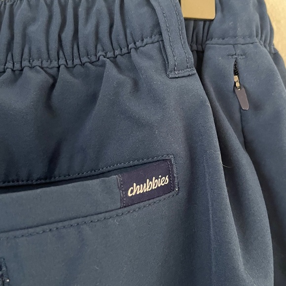Chubbies 6” Inseam Navy Blue Shorts Pull On Size Large - Picture 4 of 7